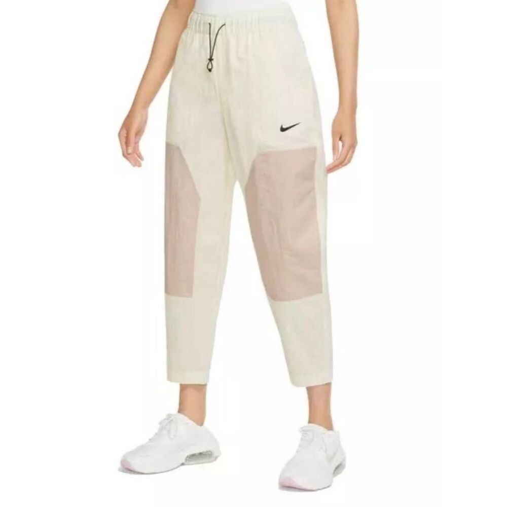 Nike Women's White and Cream Trousers